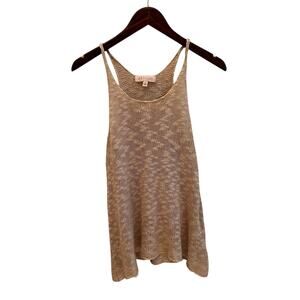 Philosophy Beige Knitted Sweater Tank Too Size Small